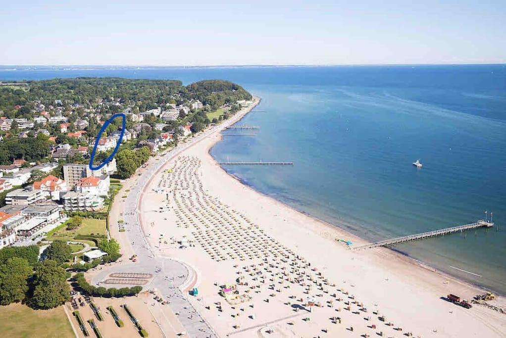 3Sz Penthaus Luna Am Sandstrand Mit Meerblick & Balkon Lübeck Exteriör bild