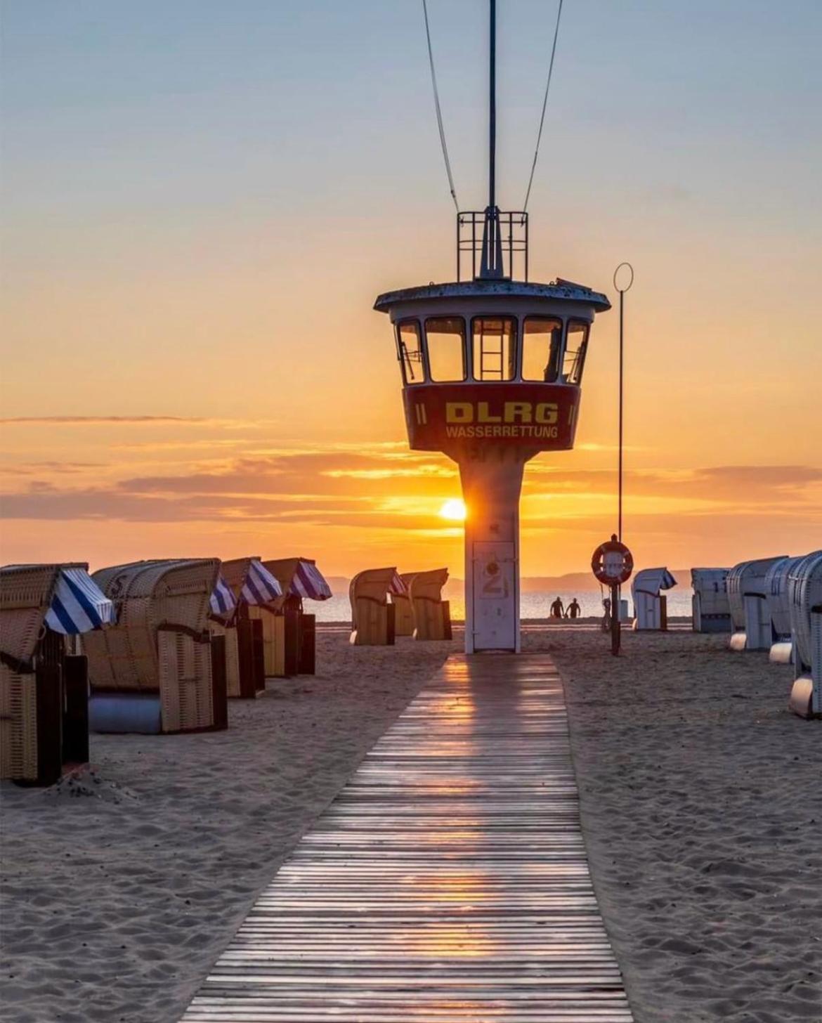 3Sz Penthaus Luna Am Sandstrand Mit Meerblick & Balkon Lübeck Exteriör bild
